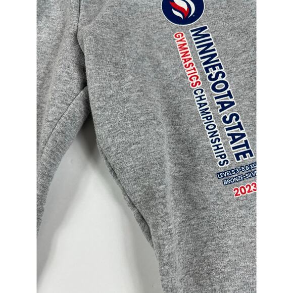 Minnesota State Gymnastics Championships Grey Sweatpants Girls size Medium - Picture 4 of 8
